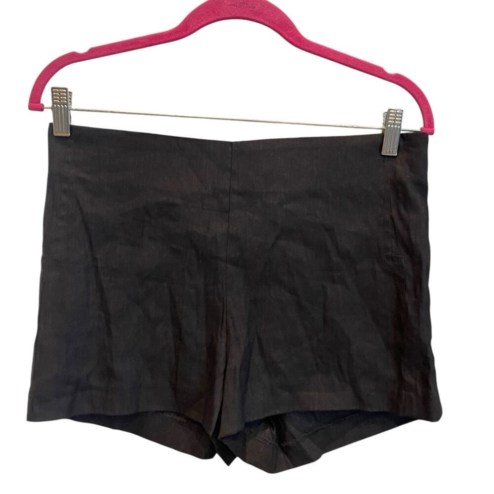 Walter Baker Womens Black Delta Pleated Shorts Size 8 NWT